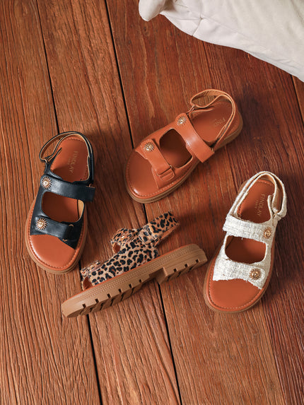 Sandale Tweedy beige