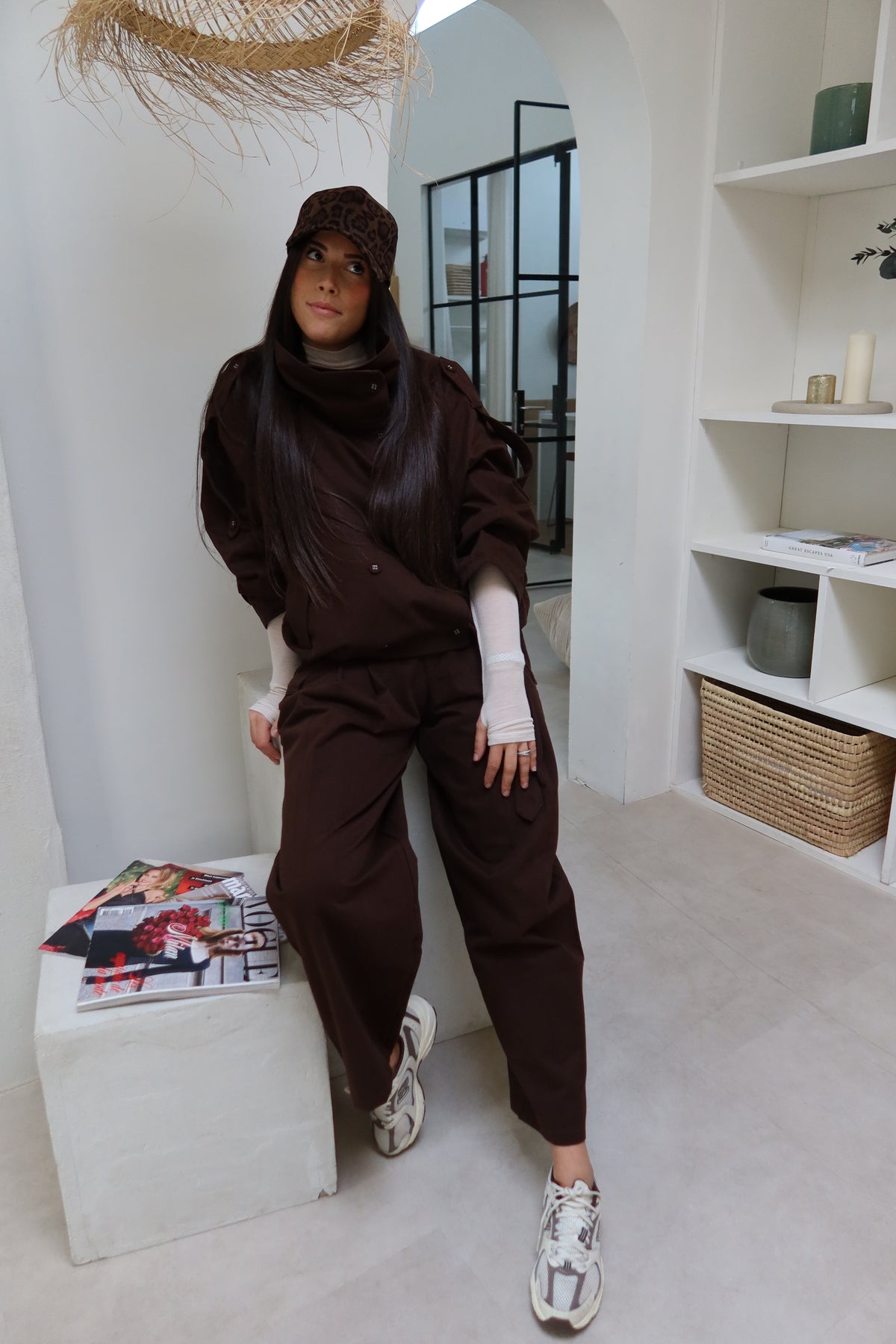 Pantalon ballon choco