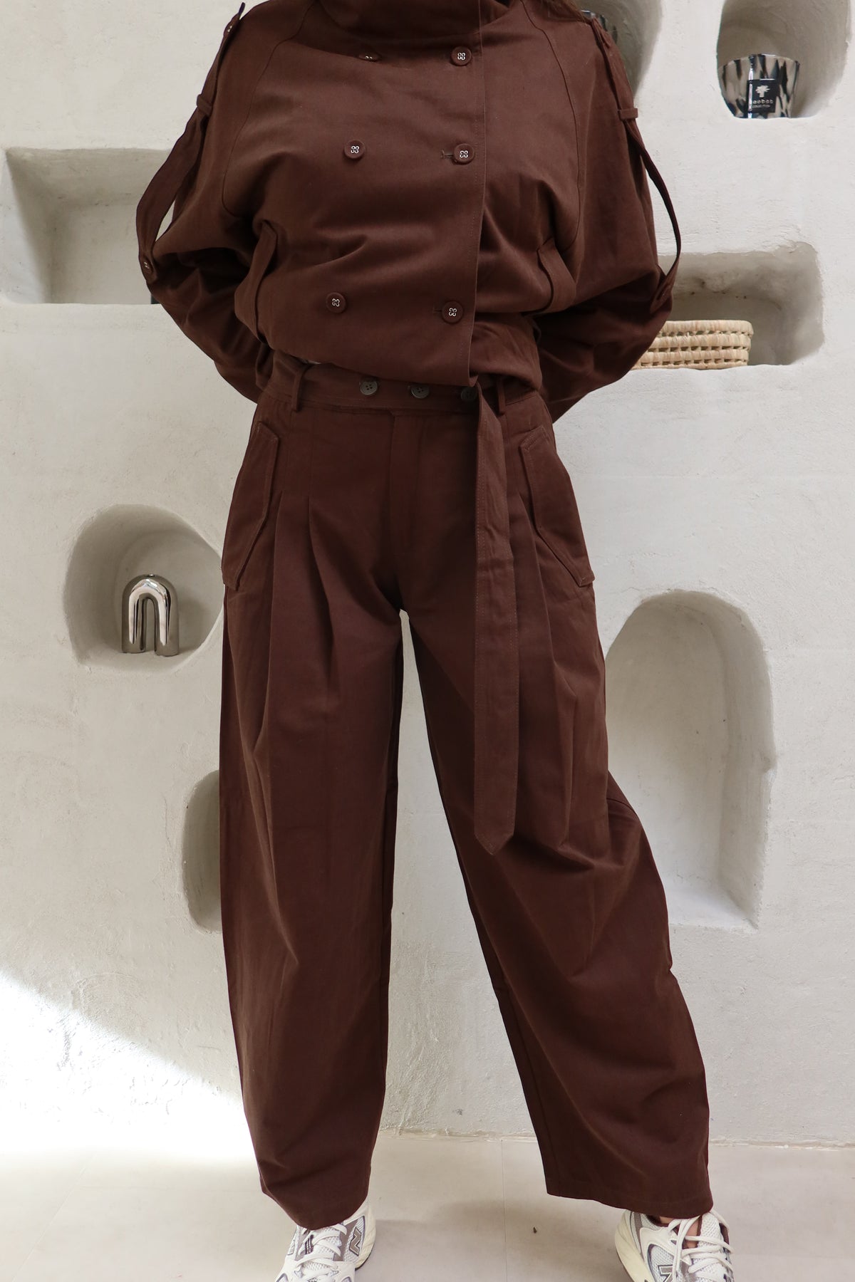 Pantalon ballon choco