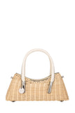 Mini sac en paille rigide en rotin ALEX MAX