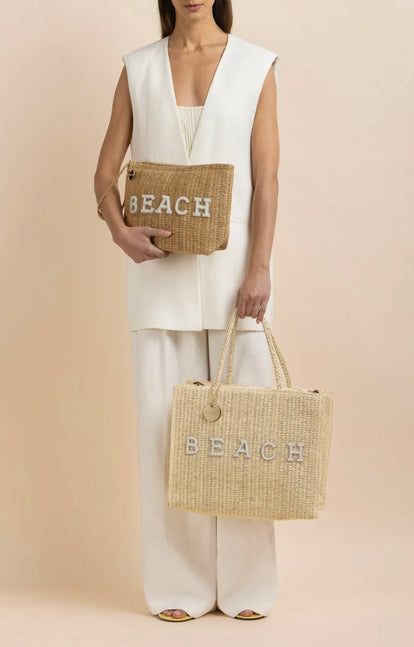 Pochette de plage Alex Max ornée de perles