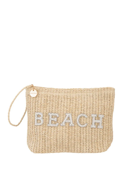Pochette de plage Alex Max ornée de perles