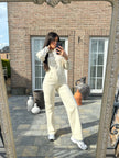 Combinaison denim beige