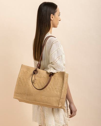 Précommande - Sac en paille carré ALEX MAX