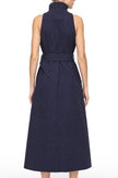 Robe longue sans manches en coton